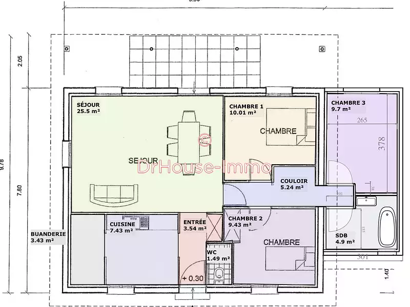 Maison, 79,45 m²