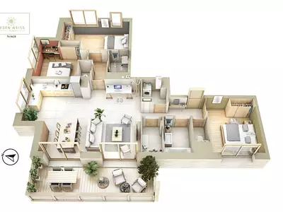 Appartement, 98,52 m²