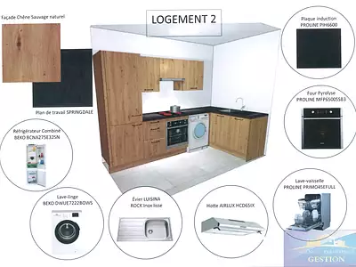 Appartement, 58,57 m²