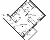 Appartement, 43,85 m²