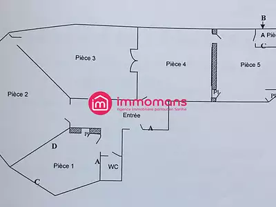 Appartement, 101,4 m²