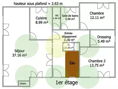 Maison, 196 m²