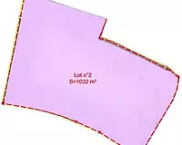 Terrain, 1 032 m²