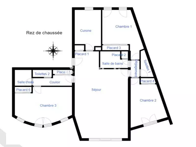 Appartement, 124 m²