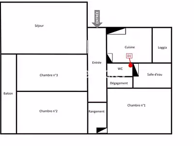 Appartement, 67 m²