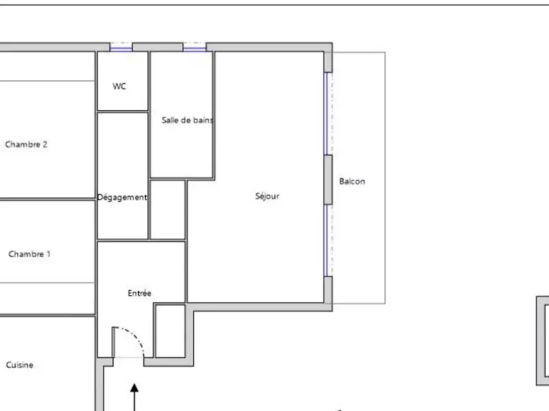 Appartement, 66 m²