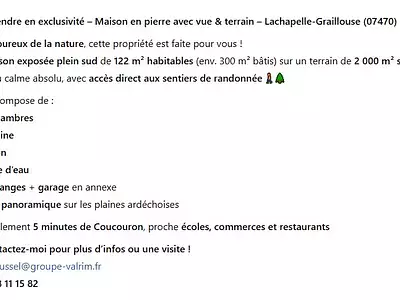 Maison, 122 m²