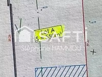 Terrain, 550 m²