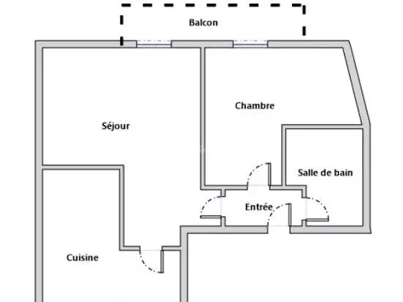 Appartement, 49,28 m²