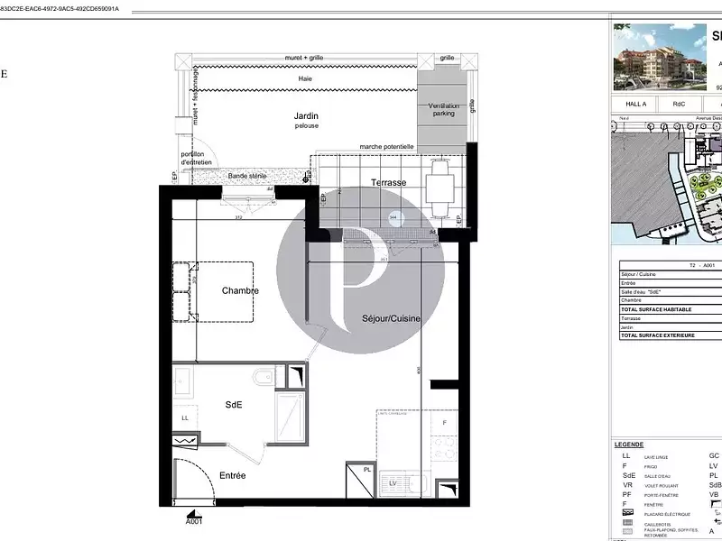 Appartement, 41,49 m²