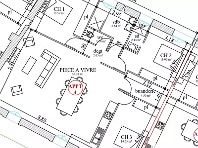 Appartement, 105 m²