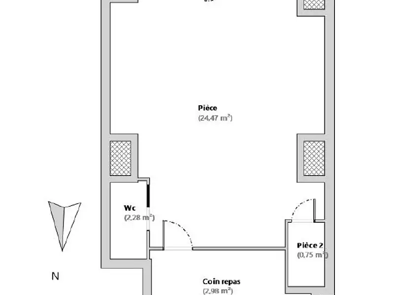 Immeuble, 150 m²