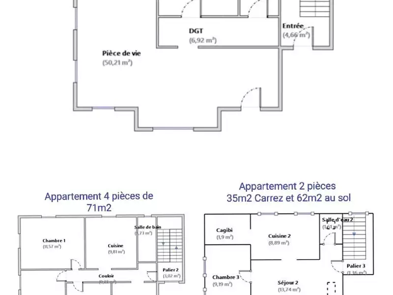 Immeuble, 190 m²