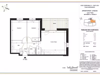 Appartement, 60,22 m²
