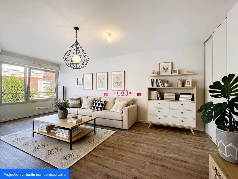 Appartement, 45,7 m²