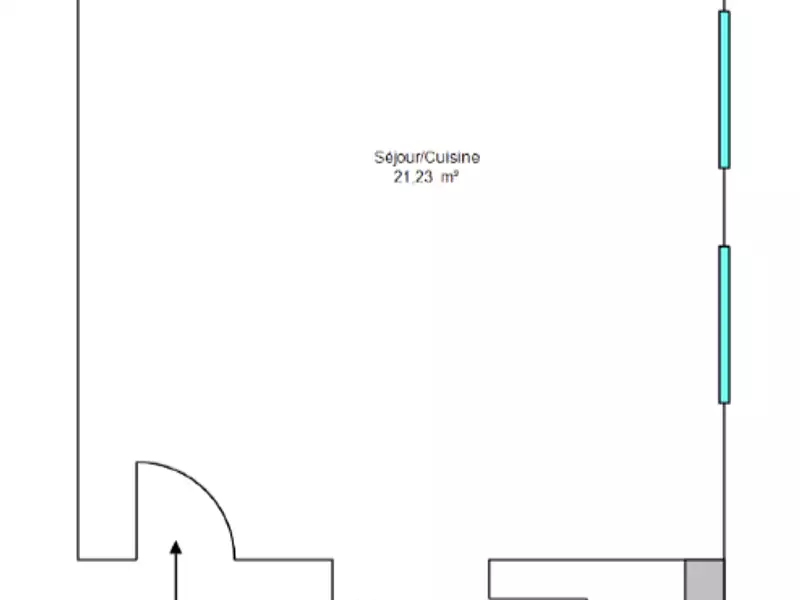 Appartement, 36 m²