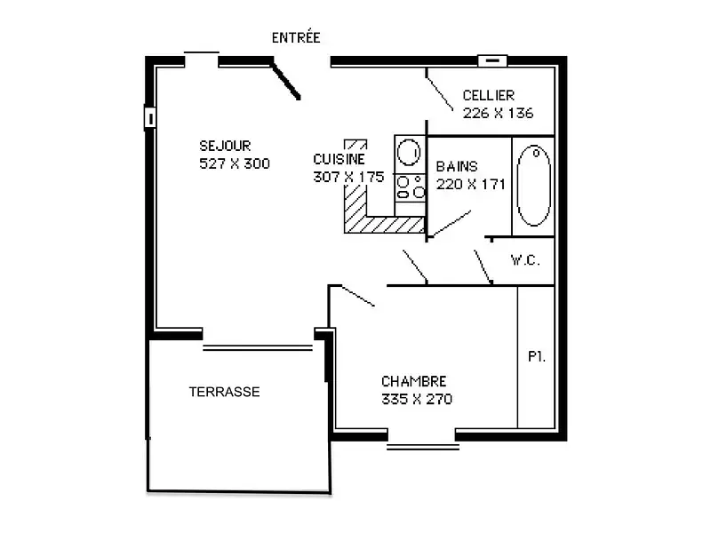 Appartement, 40,1 m²