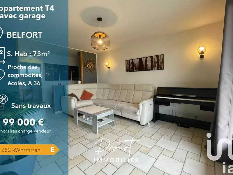 Appartement, 73 m²