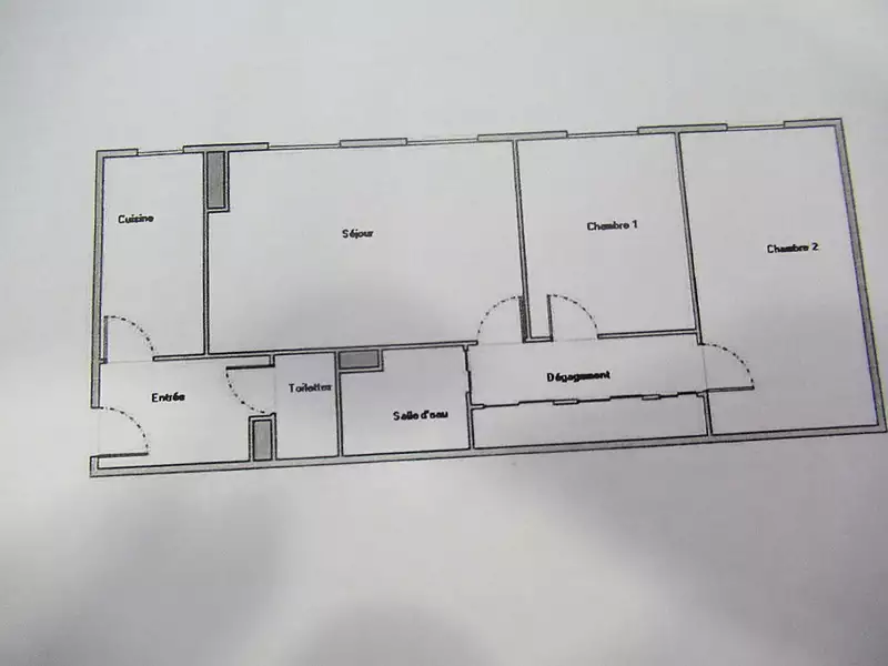 Appartement, 53 m²