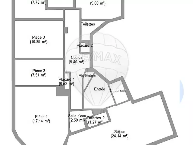 Appartement, 102 m²
