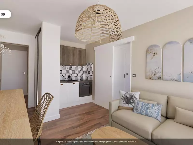 Appartement, 24,88 m²