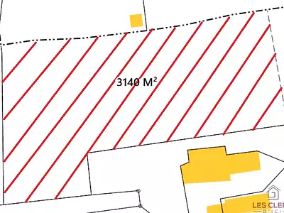 Terrain, 3 140 m²