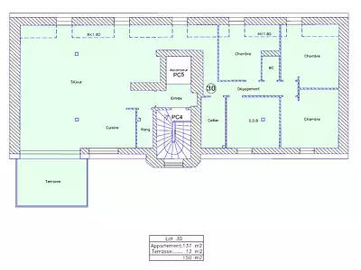 Appartement, 135 m²