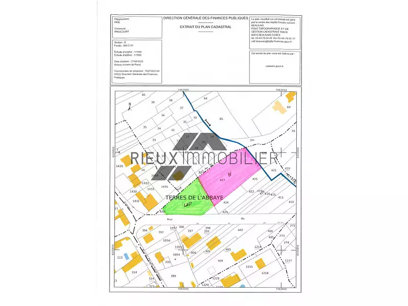Terrain, 3 000 m²