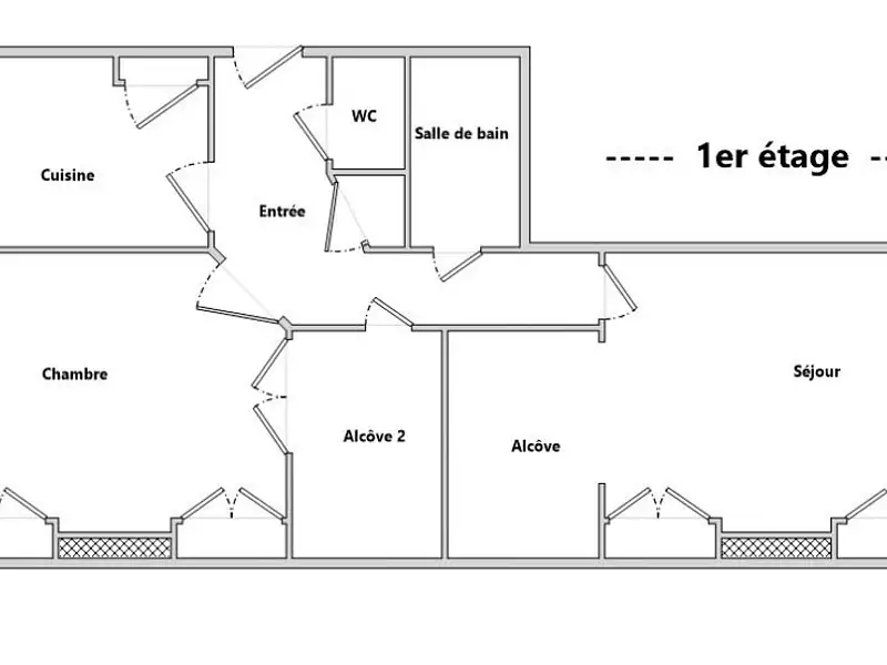 Appartement, 60,65 m²