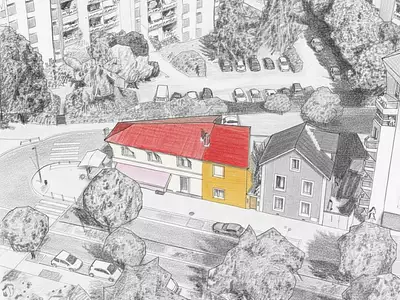 Immeuble, 216 m²