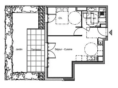 Appartement, 42,85 m²