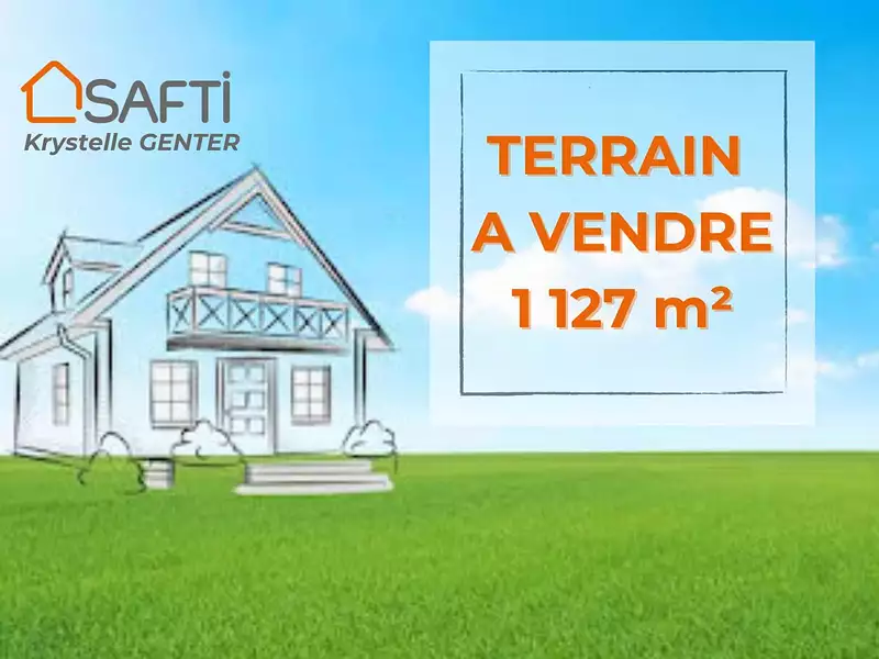 Terrain, 1 127 m²
