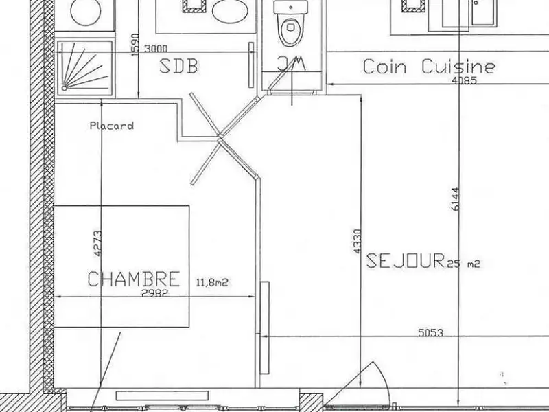 Appartement, 48 m²