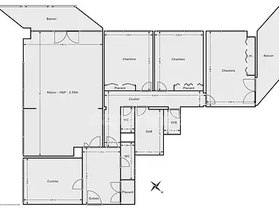 Appartement, 111 m²