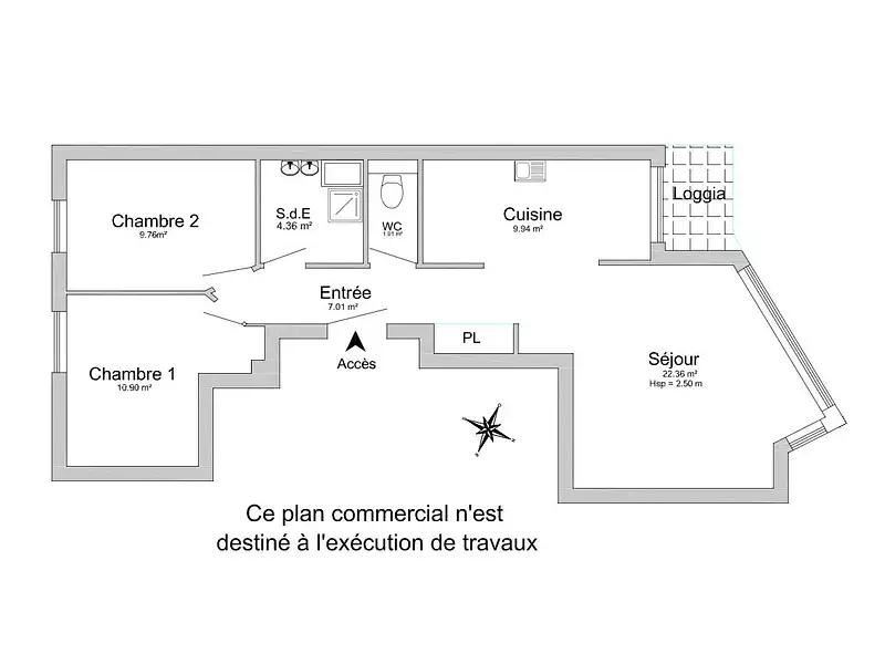 Appartement, 66,24 m²