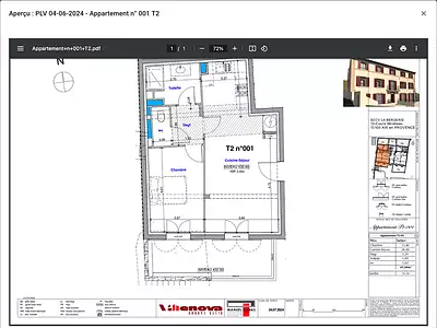 Appartement, 49,8 m²