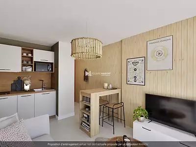 Appartement, 23,43 m²