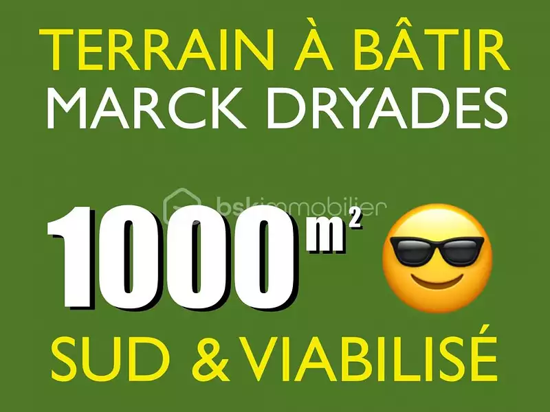 Terrain, 1 000 m²