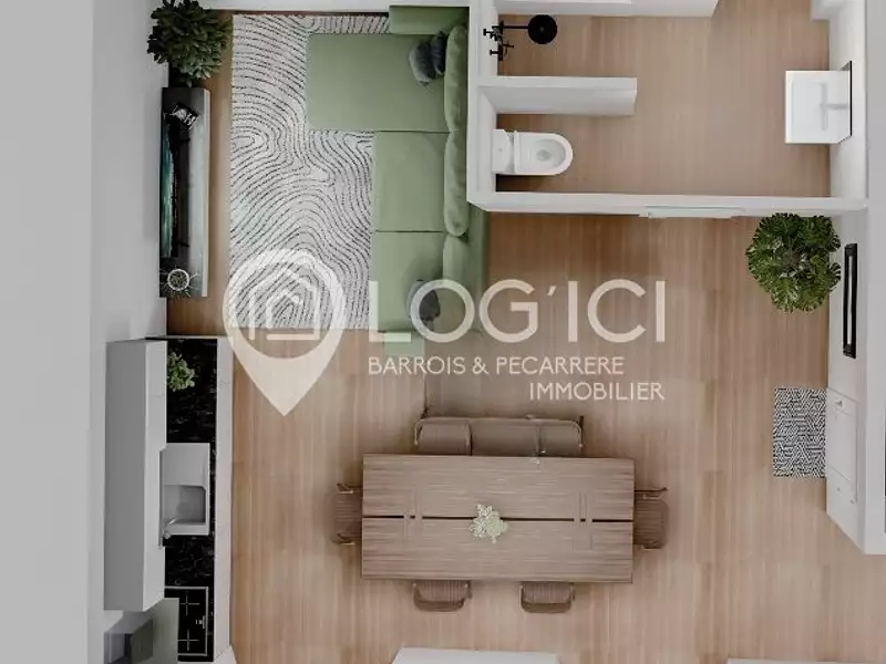 Appartement, 20 m²