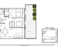 Appartement, 76,16 m²