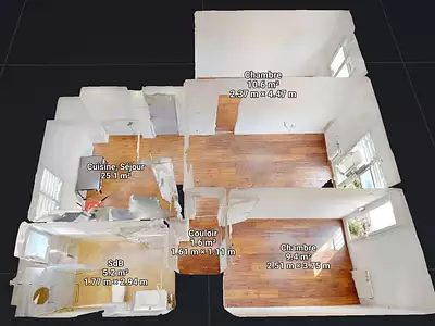 Appartement, 54 m²