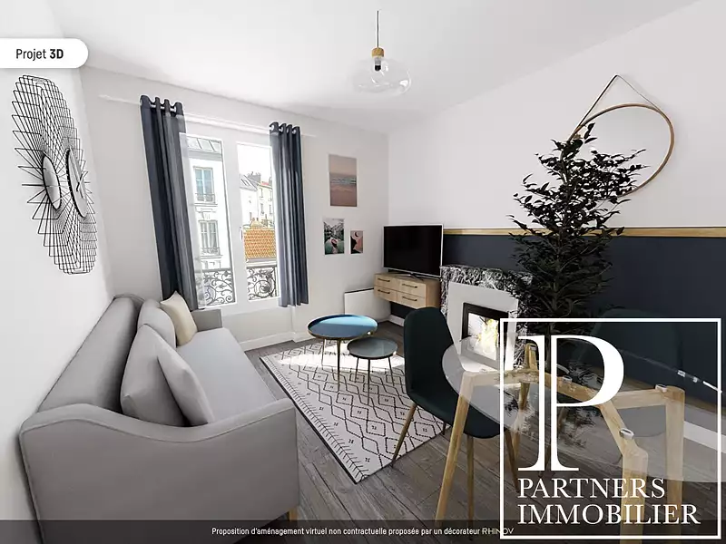 Appartement, 21,08 m²