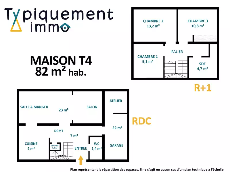 Maison, 82 m²