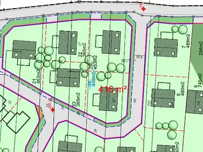 Terrain, 416 m²