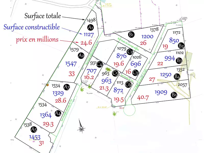 Terrain, 1 079 m²