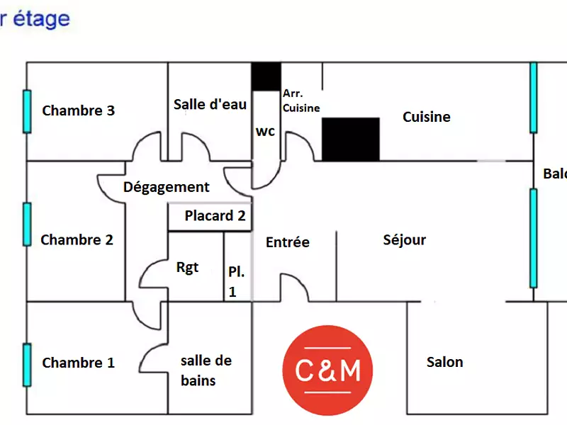 Appartement, 103 m²