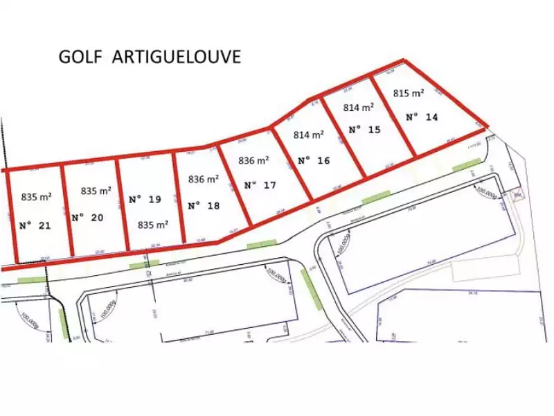 Terrain, 835 m²