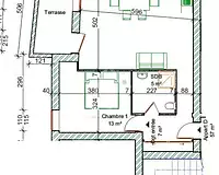 Appartement, 56,4 m²