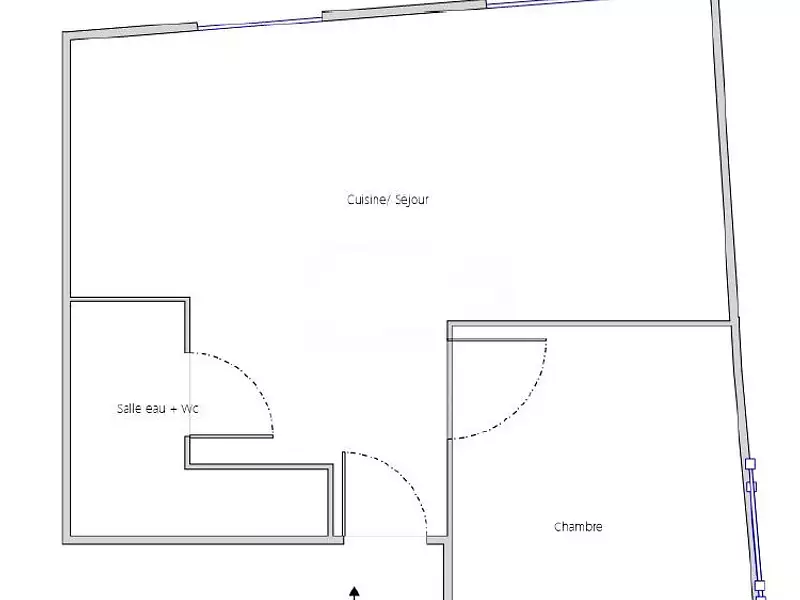 Appartement, 33,44 m²