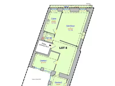 Appartement, 79,9 m²